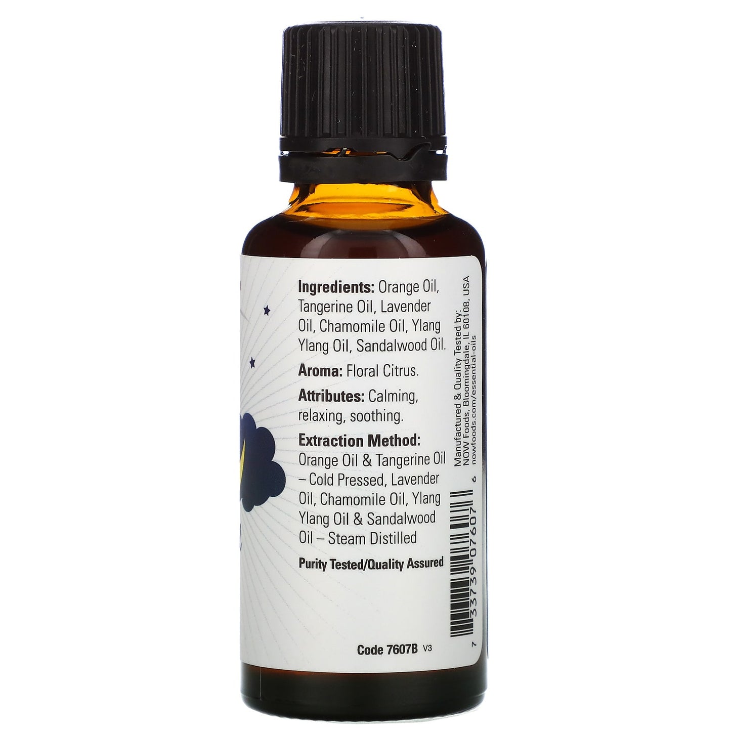 NOW Peaceful Night Essential Oil Blend 30mL