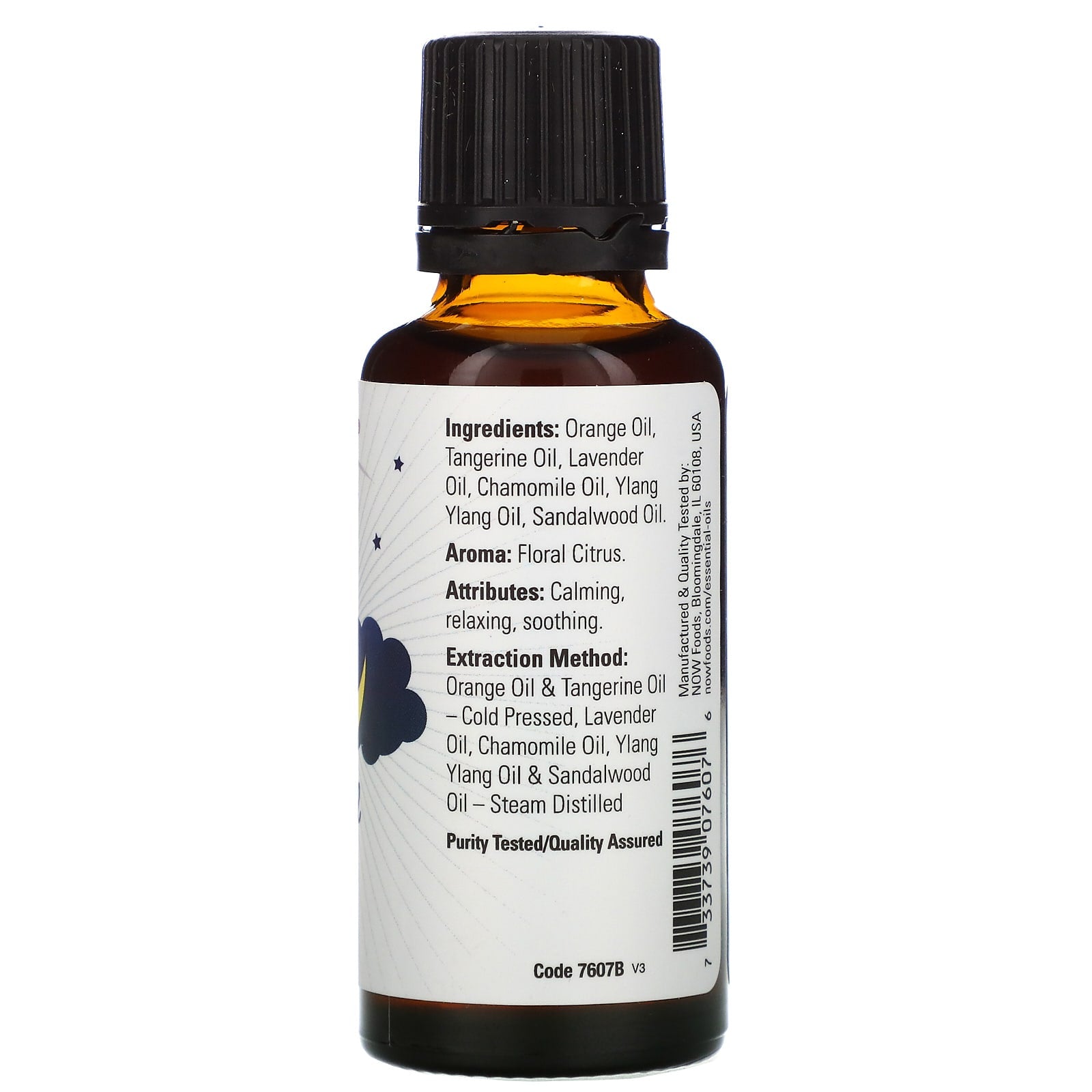 NOW Peaceful Night Essential Oil Blend 30mL- PURE SOURCE-The Health Store- Default Title