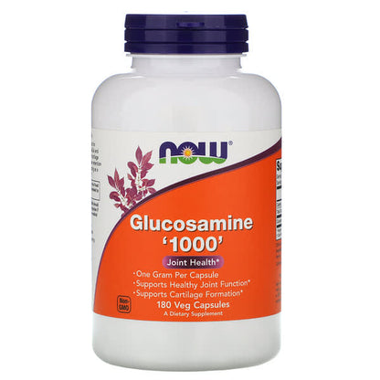 NOW Glucosamine 1000mg 180 V Caps- PURE SOURCE-The Health Store- Default Title