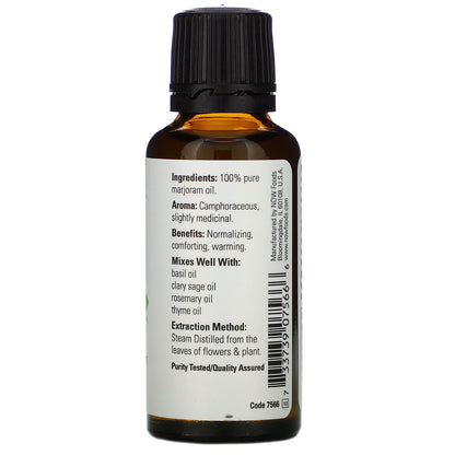 NOW Marjoram Essential Oil 30mL- PURE SOURCE-The Health Store- Default Title