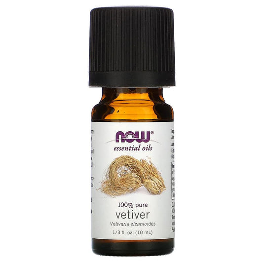 NOW Vetiver Essential Oil 30mL- PURE SOURCE-The Health Store- Default Title