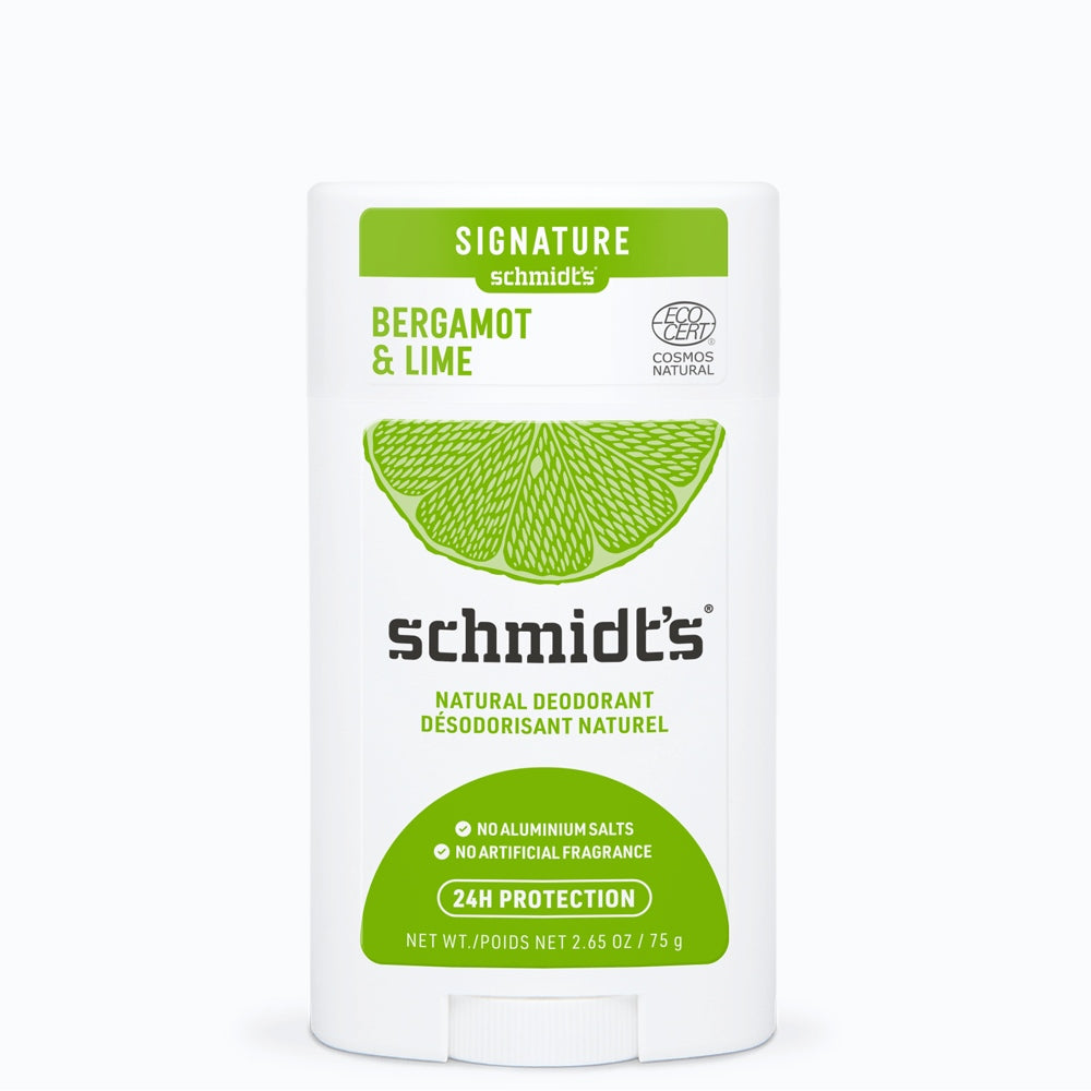 Schmidt Signature 24hr Deodorant Bergamot Lime 75g- PURITY LIFE-The Health Store- Default Title