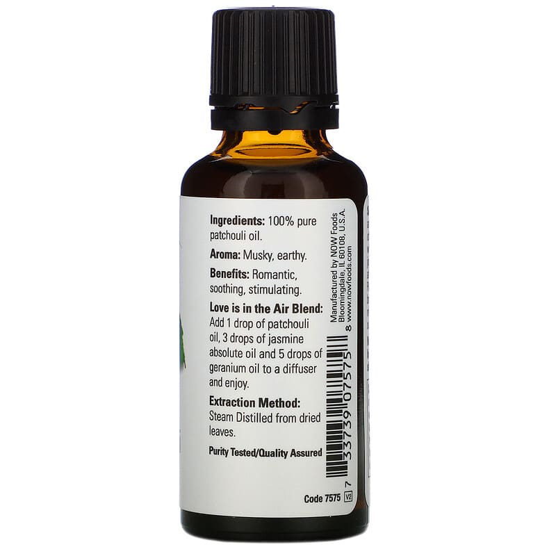 NOW Patchouli Essential Oil 30mL- PURE SOURCE-The Health Store- Default Title