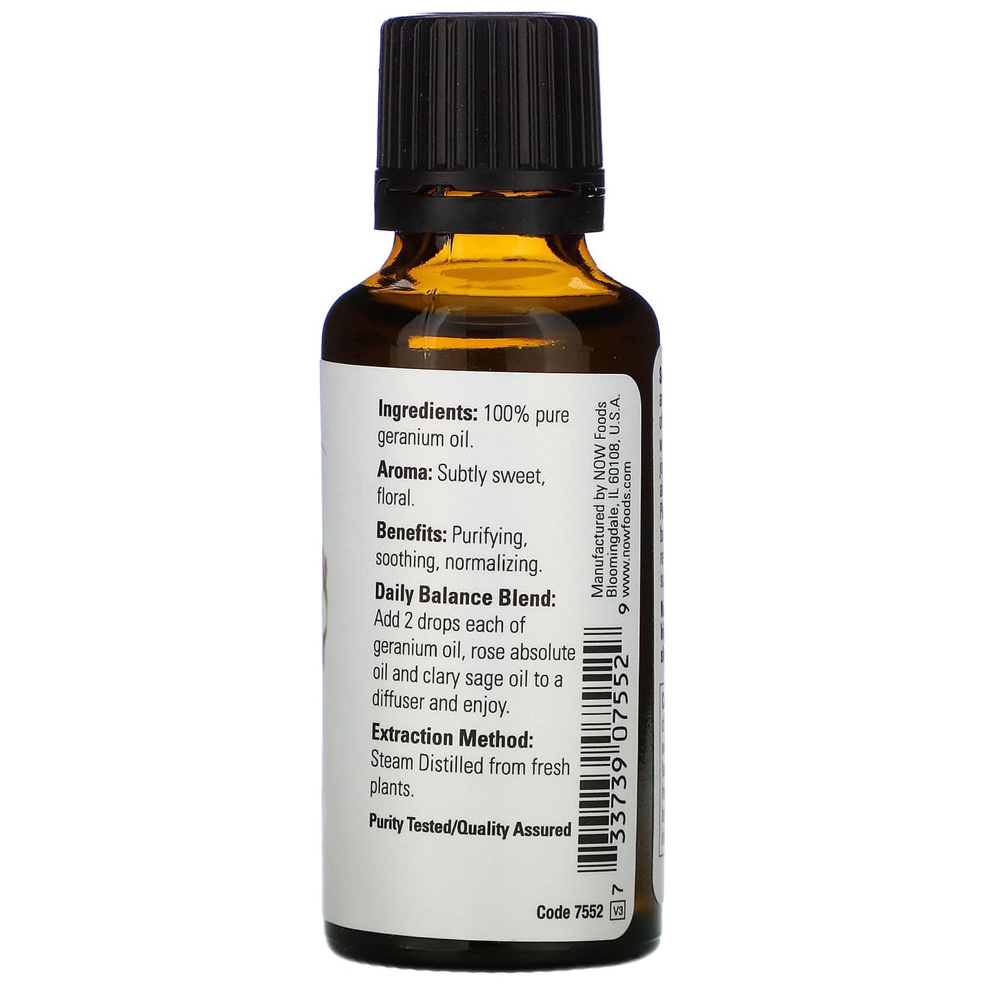 NOW Geranium Essential Oil 30mL