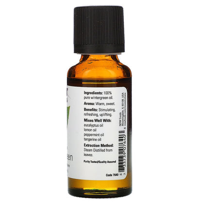 NOW Wintergreen Essential Oil 30mL- PURE SOURCE-The Health Store- Default Title
