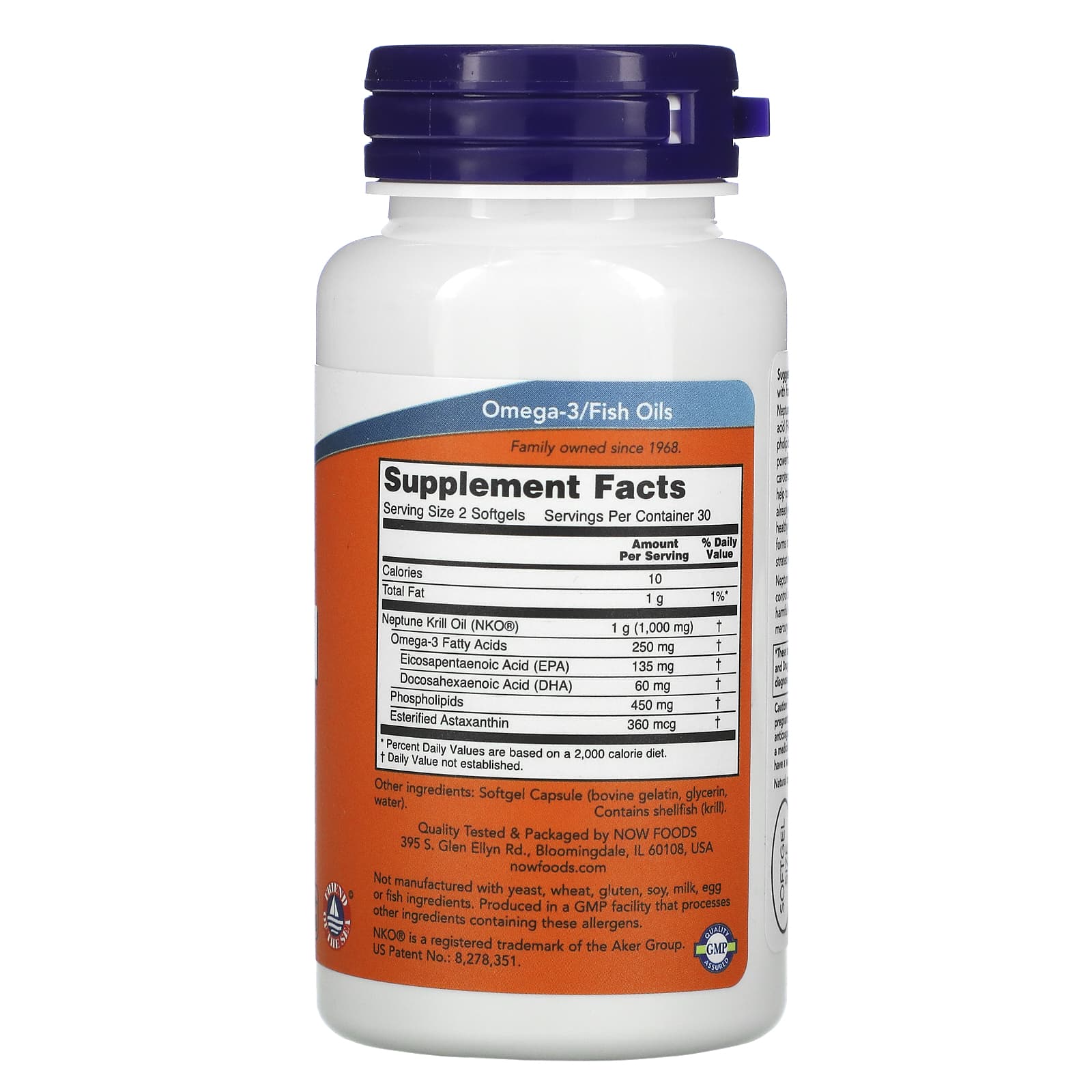 NOW Neptune Krill Oil 500mg 60 Soft Gels- PURE SOURCE-The Health Store- Default Title