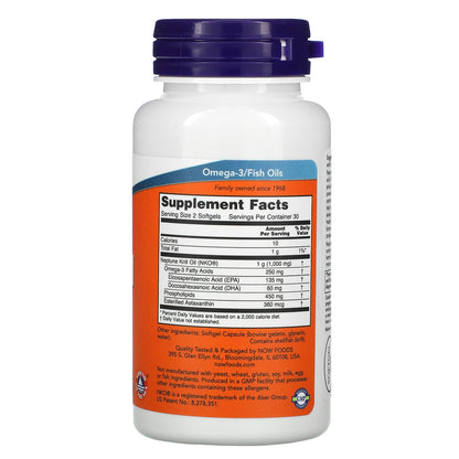 NOW Neptune Krill Oil 500mg 60 Soft Gels- PURE SOURCE-The Health Store- Default Title