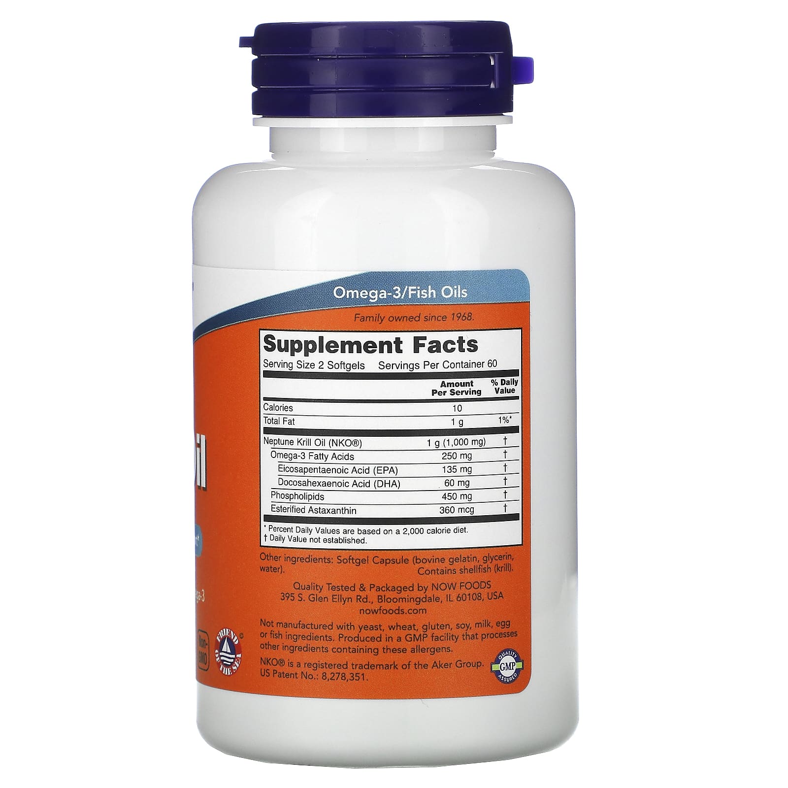 NOW Neptune Krill Oil 500mg 120 Soft Gels- PURE SOURCE-The Health Store- Default Title
