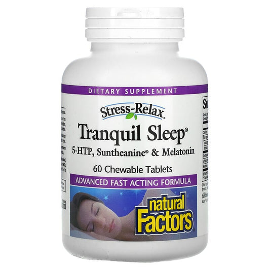 Natural Factors Tranquil Sleep 60 Chewable Tabs