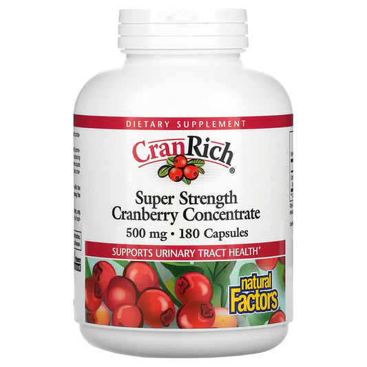 Natural Factors CranRich Cranberry Concentrate 180 Caps