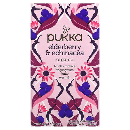 Pukka Elderberry & Echinacea Tea 20 Sachets