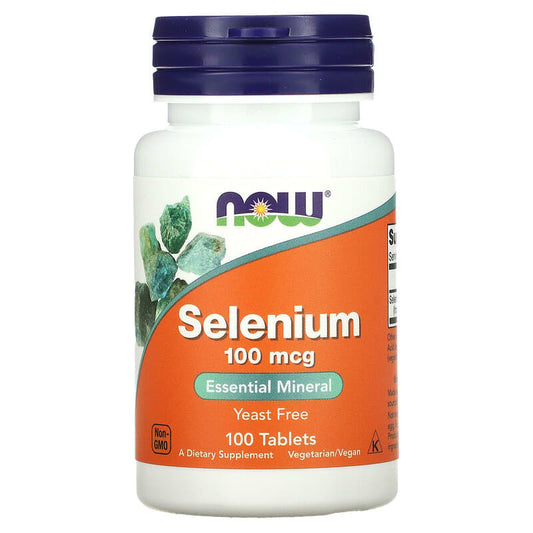 NOW Selenium 100mcg 100 Tabs