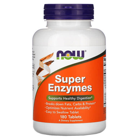 NOW Super Enzymes 180 Capsules- PURE SOURCE-The Health Store- Default Title