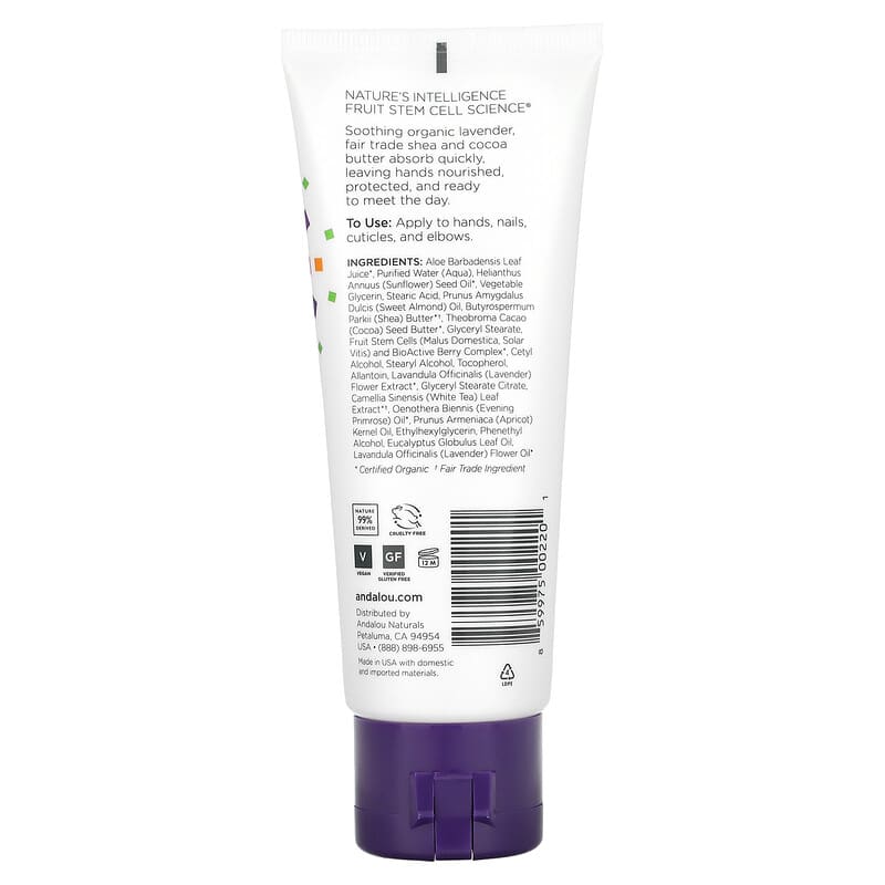 AND Shea Cocoa Butter Hand Cream Lavender 100mL