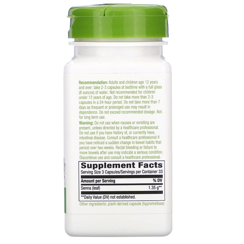 Nature's Way Senna Leaves 100 V Caps- NATURE'S WAY-The Health Store- Default Title