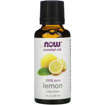 NOW Lemon Essential Oil 30mL- PURE SOURCE-The Health Store- Default Title