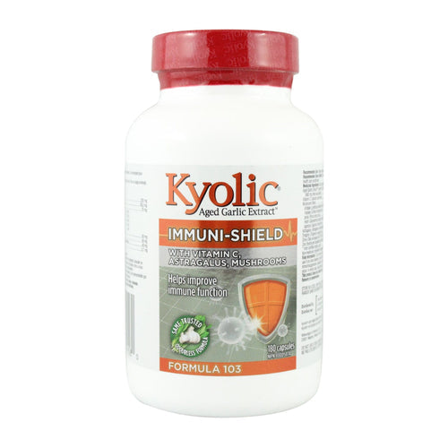 Kyolic Aged Garlic Extract Immuni-Shield Formula 103 180 Caps- PURITY LIFE-The Health Store- Default Title
