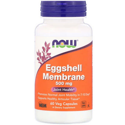 NOW Eggshell Membrane Joint Health 60 V Caps- PURE SOURCE-The Health Store- Default Title
