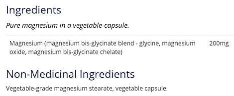 CanPrev Magnesium Bis-Glycinate 200mg Gentle- CANPREV-The Health Store- 60 Caps