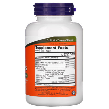 NOW Super Enzymes 180 Capsules- PURE SOURCE-The Health Store- Default Title