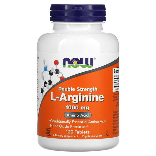 NOW L-Arginine 1000mg 120 Tabs- PURE SOURCE-The Health Store- Default Title