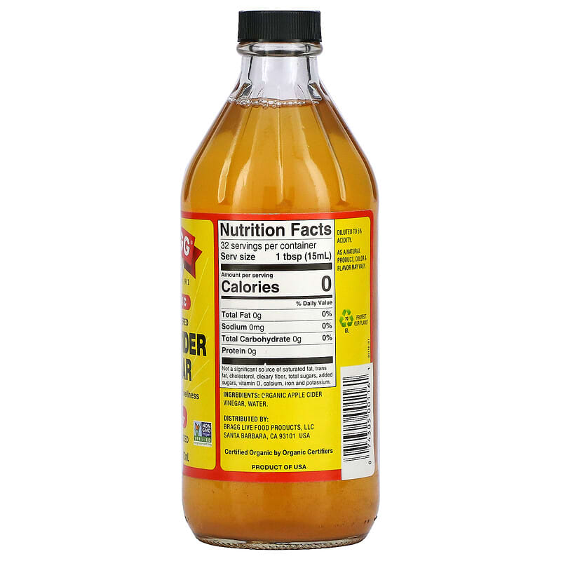 BRAGG Raw Apple Cider Vinegar 473mL- ONTARIO NATURAL FOOD CO-OP-The Health Store- Default Title
