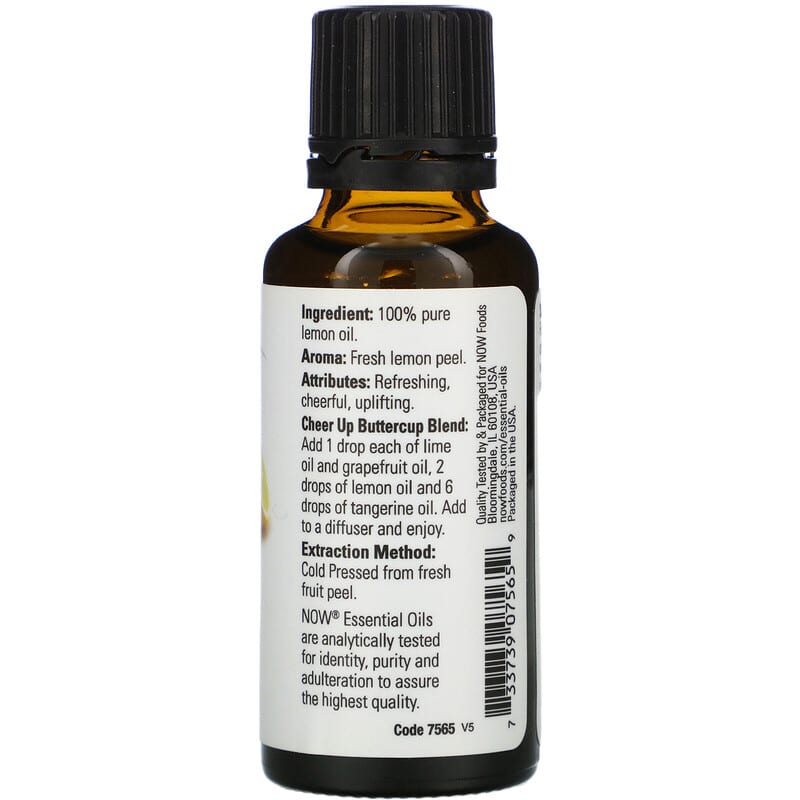 NOW Lemon Essential Oil 30mL