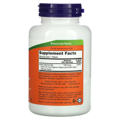 NOW Kelp 200 Tabs- PURE SOURCE-The Health Store- Default Title