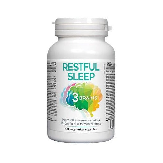 3 Brains Restful Sleep 90 V Caps