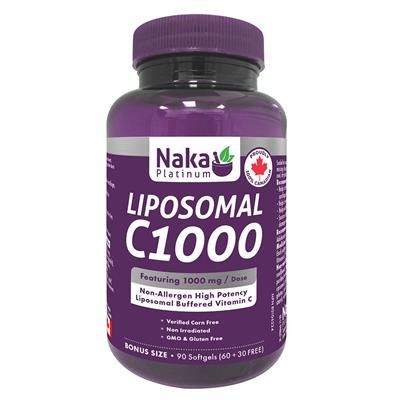 Naka Liposomal C1000 90 Soft Gels