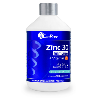 CanPrev Zinc 30 Immune + Vitamin C 500ml- CANPREV-The Health Store- Default Title