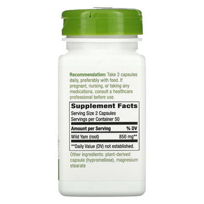 Nature's Way Wild Yam Root 100 V Caps- NATURE'S WAY-The Health Store- Default Title