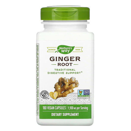 Nature's Way Ginger Root 180 V Caps- NATURE'S WAY-The Health Store- Default Title