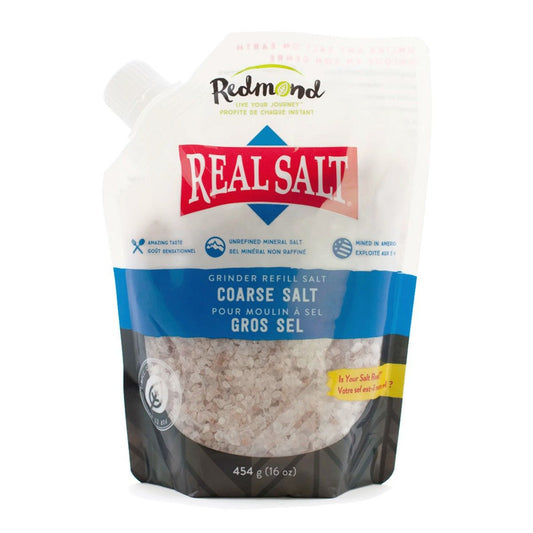 REDM Real Salt Coarse Salt Stand-Up Pouch 454g- PURITY LIFE-The Health Store- Default Title