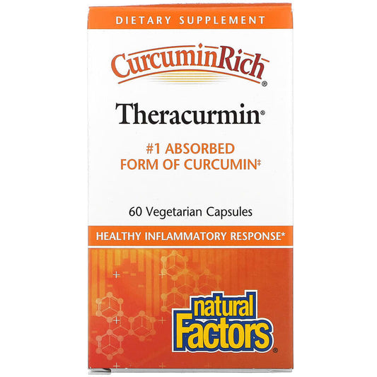 Natural Factors Theracurmin Curcumin 60 V Caps