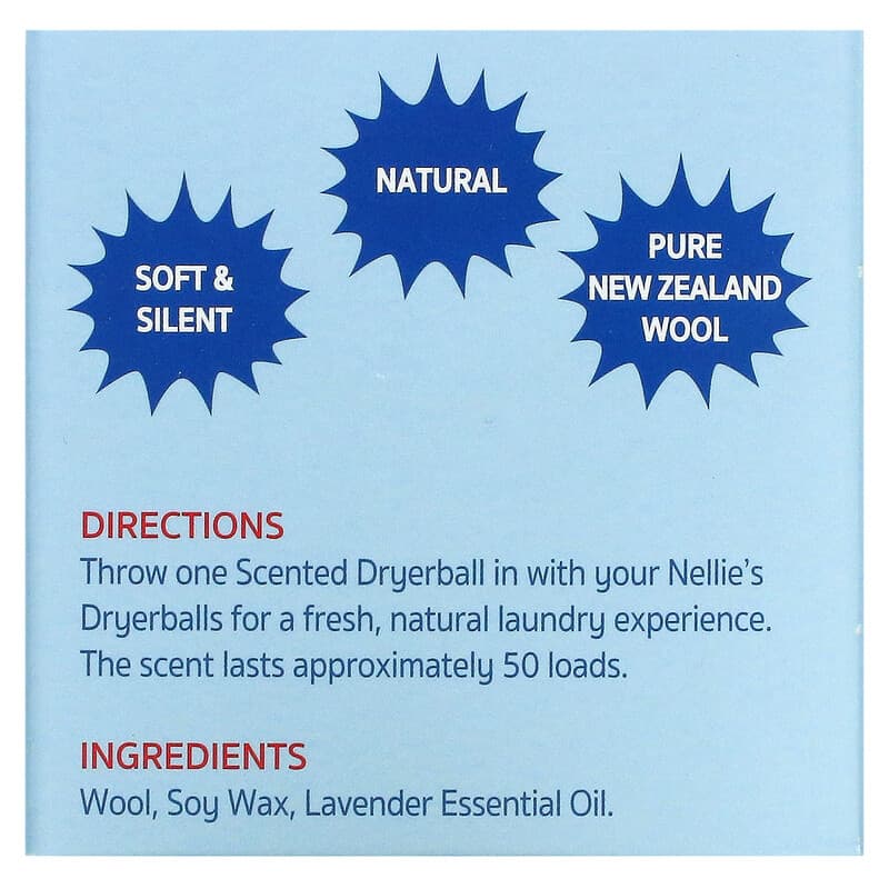 NELLIE'S Wool Dryer Ball Lavender Single