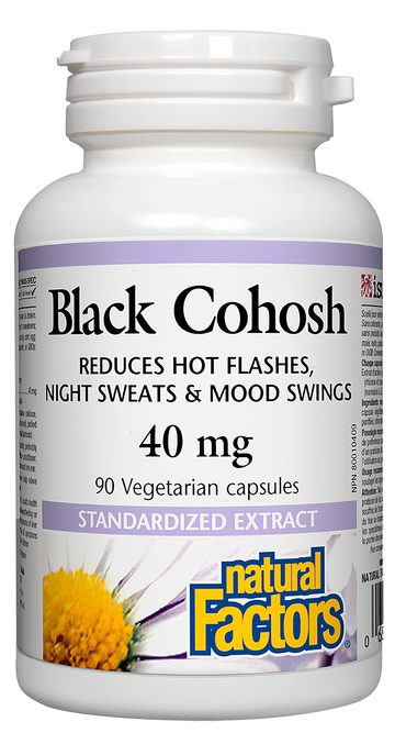 Natural Factors Black Cohosh 40mg 90 V Caps