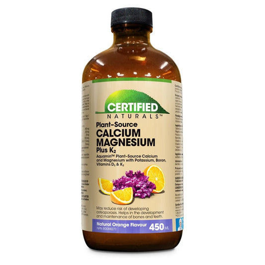 CER Calcium Magnesium Plus K2 Liquid Orange Flavour 450mL- HEDLEY ENTERPRISES-The Health Store- Default Title