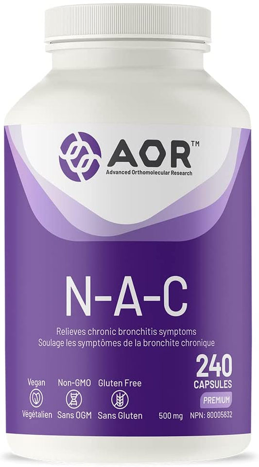 AOR N-A-C N-Acetyl-L-Cysteine 240 Caps- AOR-The Health Store- Default Title