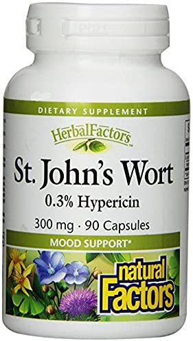 Natural Factors St. John's Wort 300mg 90 Caps