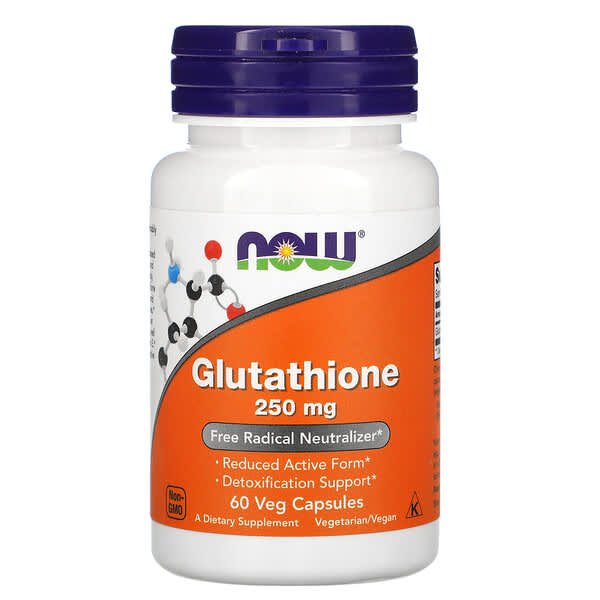 NOW Glutathione 250mg 60 V Caps