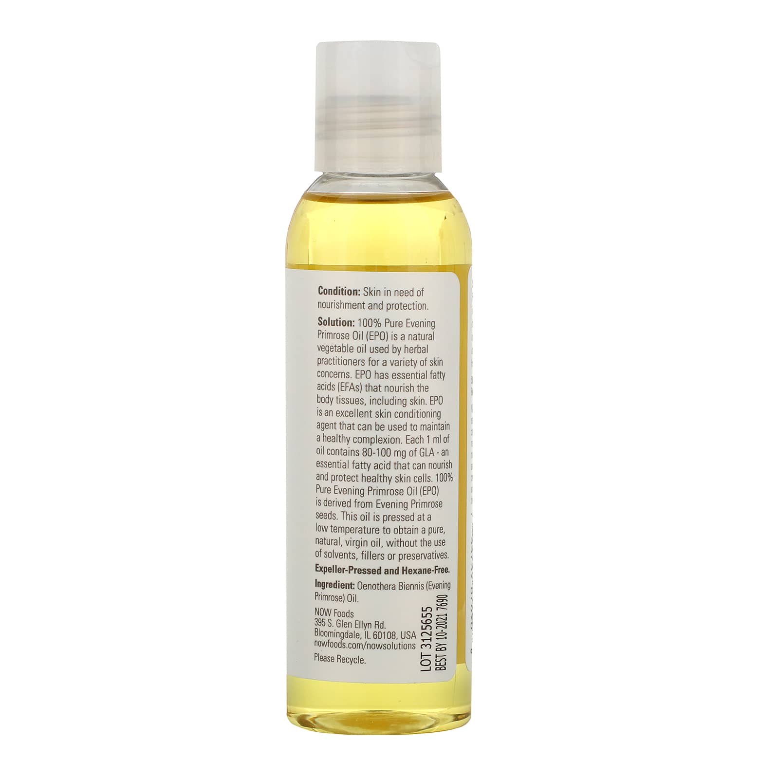 NOW Evening Primrose Oil Moisturizer 118mL- PURE SOURCE-The Health Store- Default Title