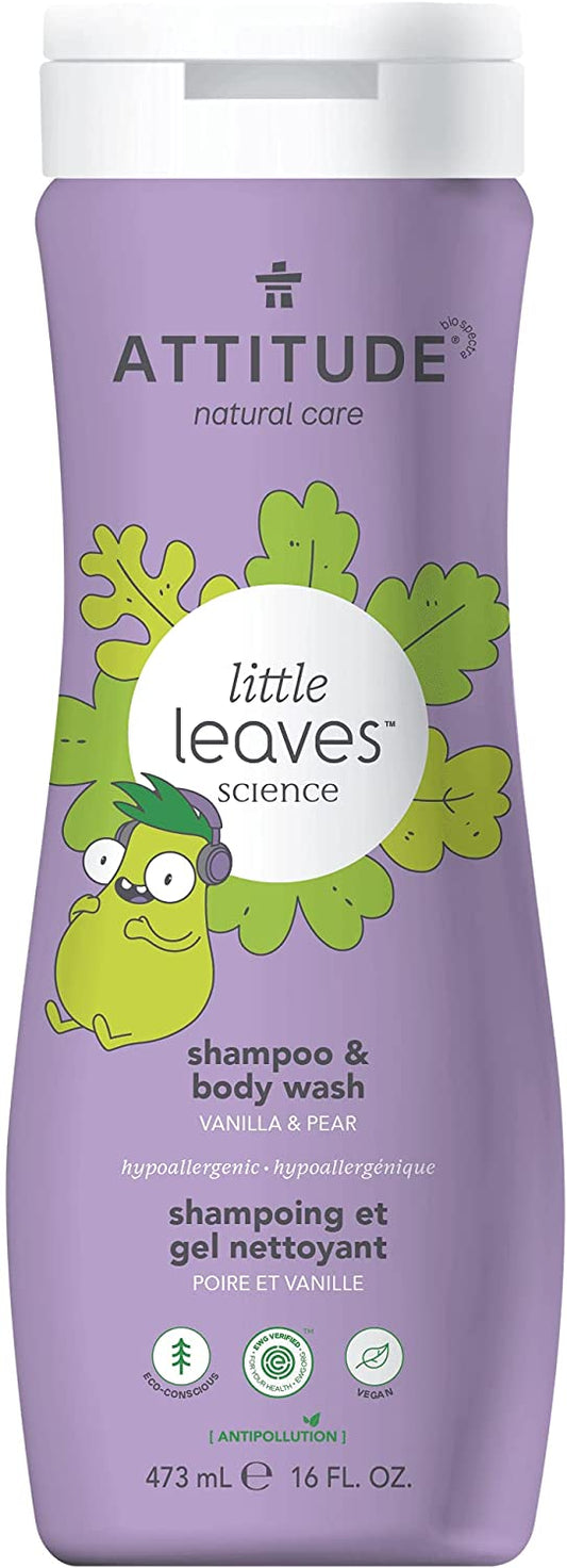 ATT Little Leaves Vanilla Pear Shampoo & Body Wash 473mL