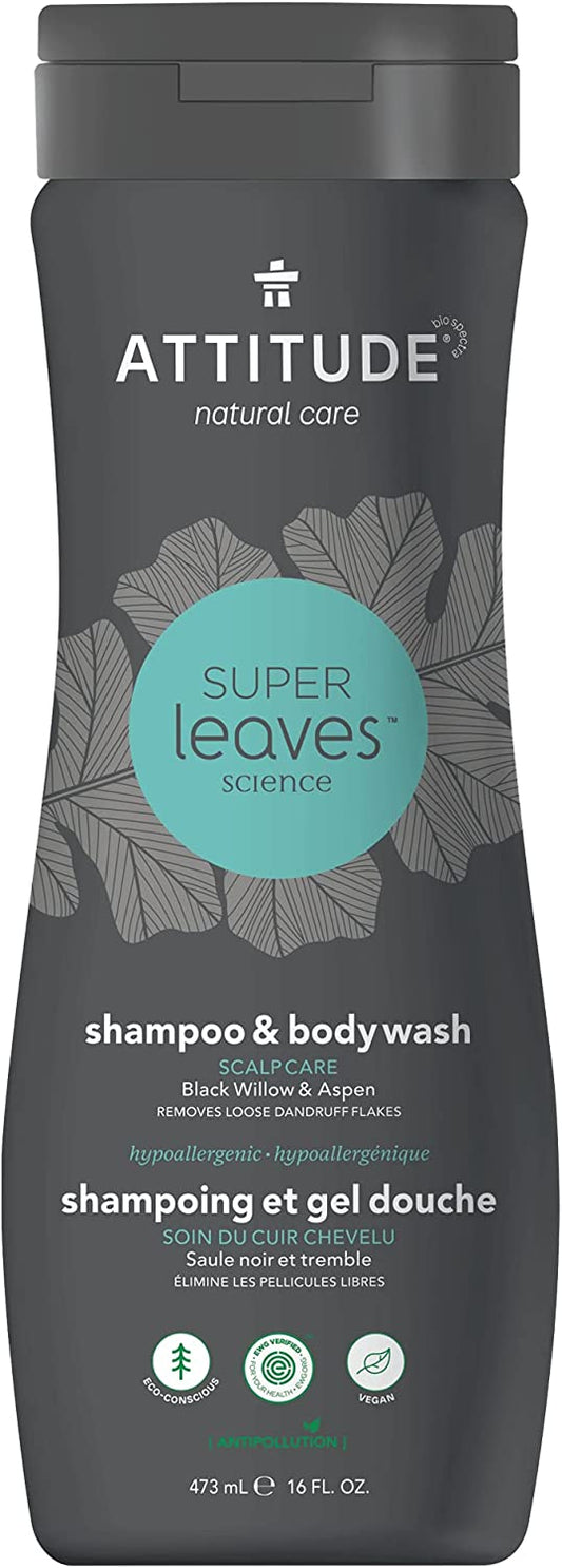 ATTITUDE Men 2 in 1 Scalp Care Shampoo Body Wash 473mL- PURITY LIFE-The Health Store- Default Title