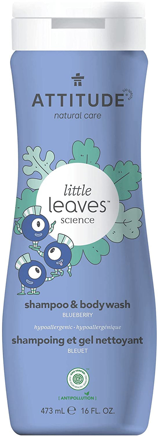 ATT Little Leaves Blueberry Shampoo & Body Wash 473mL