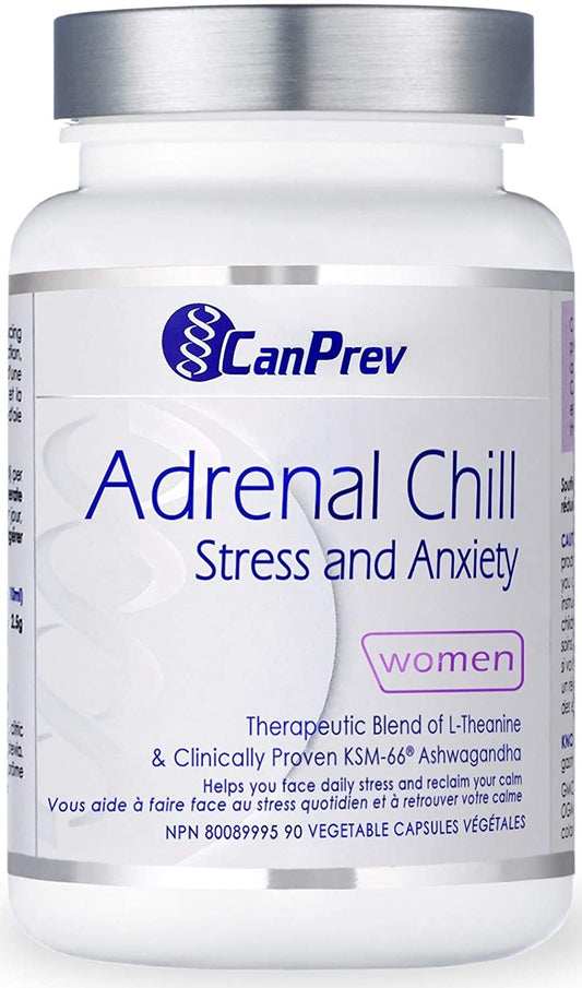 CanPrev Adrenal Chill for Women 90 V Caps- CANPREV-The Health Store- Default Title