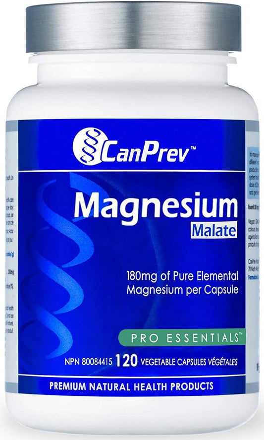 CanPrev Magnesium Malate 120 V Caps- CANPREV-The Health Store- Default Title
