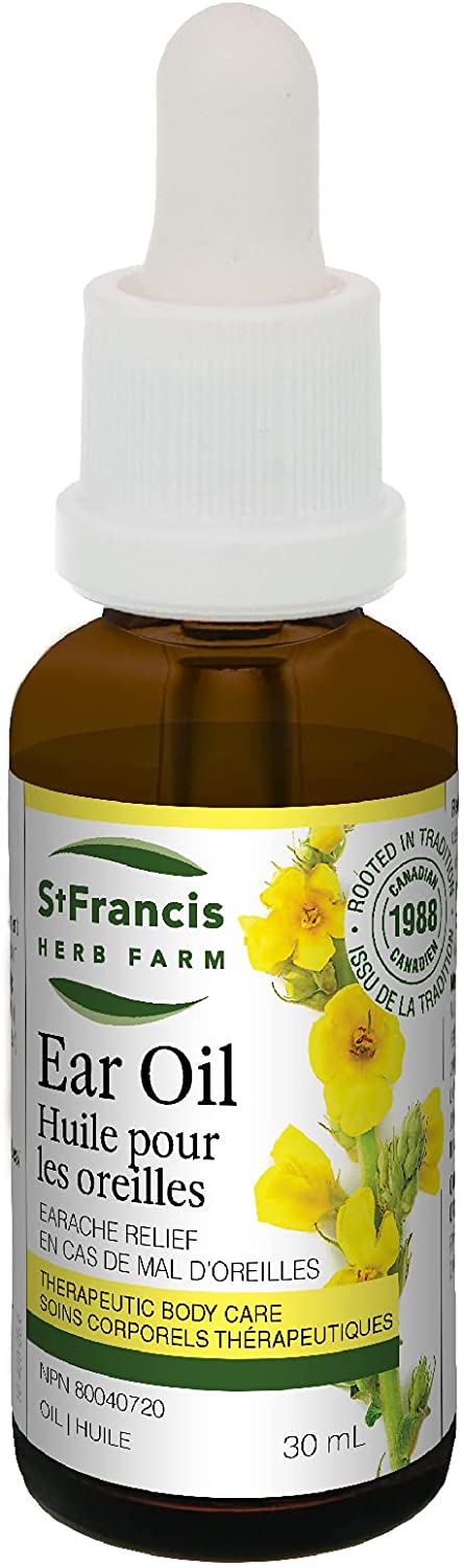 St. Francis Ear Oil 30mL- ST FRANCIS HERB FARM-The Health Store- Default Title