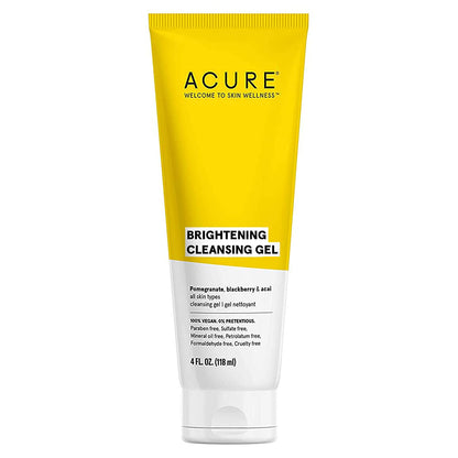 ACURE BRIGHTENING CLEANSING GEL 4 FL OZ- PURITY LIFE-The Health Store- Default Title
