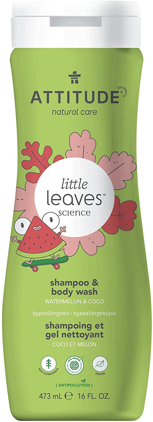 ATT Little Leaves Watermelon Coconut Shampoo & Body Wash 473mL